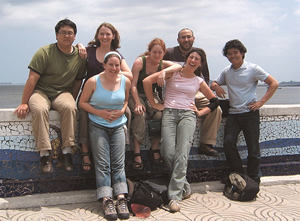 The seven of us (L-R): Johnny, me, Ruth, Erin, Scott, Amy, Ian